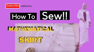 Asfarena | Learn How to Sew | Bottom#skirtmathematical | #PatternDrafting