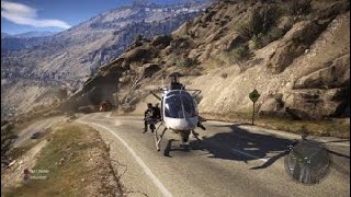 Tom Clancy's Ghost Recon Wildlands Sniper Overwatch & Dual Helicopter Convoy Takedown