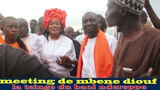 meeting de mbéne Diouf la teigne du baol