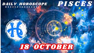 PISCES DAILY HOROSCOPE OCTOBER 18 - 2024 HUGE HARVEST BEARS YOUR NAME!! #pisces #horoscope