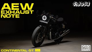 Continental GT 650 exhaust sound.