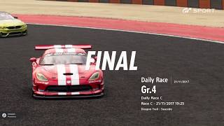 GT Sport daily race / Dragon trail / F-type Gr.4