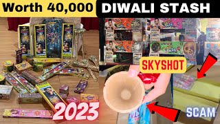 DIWALI STASH 2023 Worth 40,000₹ || Unique Patake - Ramanvlogs