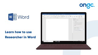 Using the Researcher tool in word