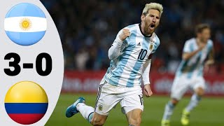 Argentina vs Colombia 3-0 | Messi Free Kick Goal | Extended Highlight and Goals- 2016 HD