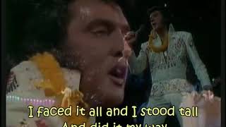 Elvis Presley   My Way with lyrics1