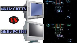 240p120Hz vs 240p60Hz / CRT TV vs PC CRT / 15kHz vs 31kHz for 240p content