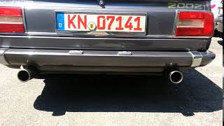 www.Ronnys-BMW.de 02 2002 M10 Auspuffsound Doppelrohr