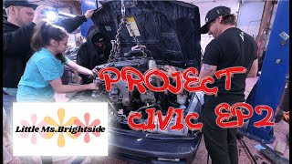 Sam's Project Civic Ep 2 - Engine Removal