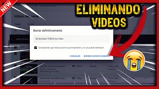 ELIMINANDO TODOS MIS VIDEOS (Termina Mal)