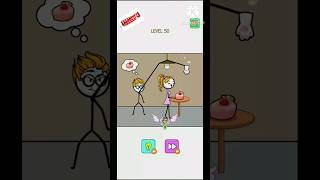 unexpected viral funny stick man🤣thief puzzle game leavel gameplay