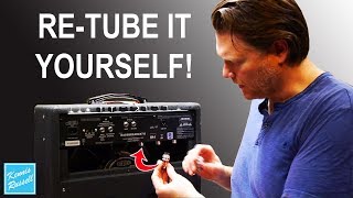 How To Easily Re-Tube Your Guitar Amp - Fender, Marshall, Vox, Orange, Matchless, etc...