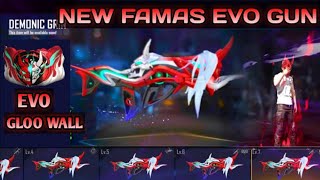 New Evo Gun Famas Demonic Grin 🔥 || Garena Free Fire #PritomGaming