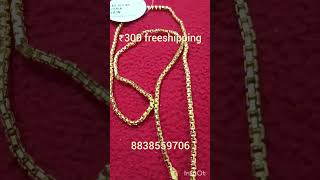 fancy ad stone dollar chain #guaranteed #jewellery #fancyjewelry #goldreplica #handstockjewellery