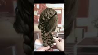 trending hairstyle for girls | different braid styles for girls #shorts #girl #dance #fashion #fun