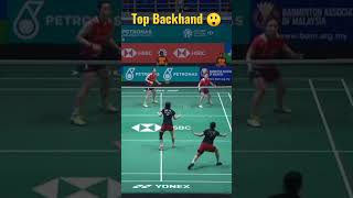 Top Backhand 🔥😲 #shorts #badminton #backhand please subscribe me 👇