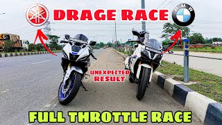 BMW G310RR vs R15m full drage race | R15m unexpected result 🤩 | full throttle