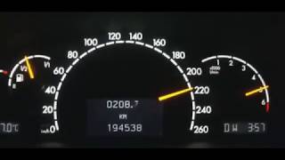 Mercedes Benz S500 acceleration W220 (0-230KM/H)