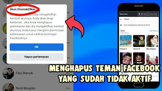 Cara menghapus teman Facebook yang sudah tidak aktif terbaru 2022