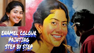 @RAMESH ART 99 Enamel colour step by step Painting