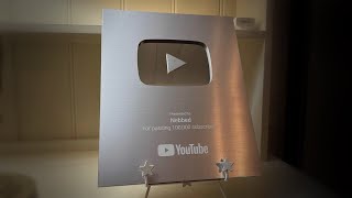 Unboxing My Silver Play Button...