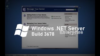 Windows .NET Server Build 3678