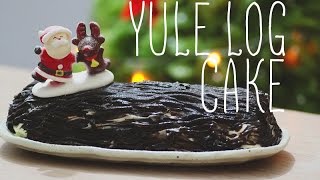 Bánh khúc cây Giáng sinh {Yule log cake} - Bếp nhà Nắng