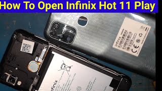 How To Open Infinix Hot 11 Play || Infinix X688B Open || How To Open Back Cover Infinix Hot 11 Play