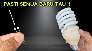 Trik TERMUDAH Servis Lampu Philips 45W Mati Total Dengan JARUM PENTUL !!