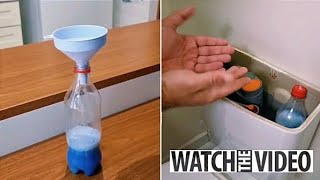 Trick of FRAGRANT BATHROOM 24 hours- Secret of Keeping Clean of Toilet Bowl