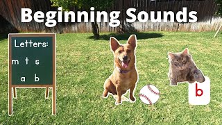 Professor Ginger and Axle and the Beginning Sound Game | Phonemic Awareness | First Sound Fluency