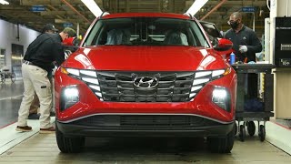 hyundai tucson production factory #hyundai #tucson #czechrepublic #manufacturing#factory #howitsmade