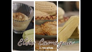 3 Recetas Elote Camagua -Cocina del Maíz- Sonia Ortiz y Rafael Mier Uchepos Toqueras Tamales colados