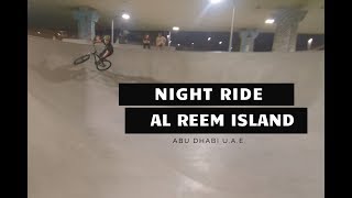 Night Ride At Al Reem Island