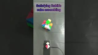 Assemble Rubik's cube like a pro #rubikscube #satisfying #asmr #viral #shorts