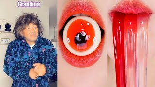 Text To Speech 🌈 ASMR Satisfying Eating 🌈 POVs @MARRK ADAMS || Tiktok Compilations 2023 #21