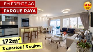 Lindo Apartamento de 172m² em frente ao Parque Raya