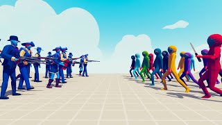 AMONG US TEAM vs WILD WEST TEAM | TABS Totally Accurate Battle Simulator