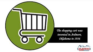 The shopping cart was invented in Ardmore Oklahoma in 1936