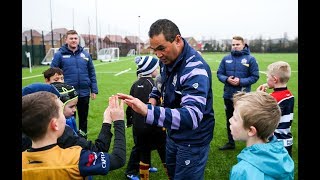 Community: Pat Lam visits Community Foundation Christmas Holiday Camp