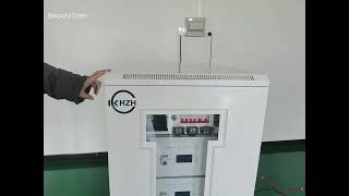 48v 20kwh Solar energy storage lithium iron phosphate battery pack cabinet live explanation video kh