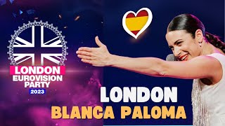 BLANCA PALOMA EUROVISION LONDON PARTY LONDRES 2023