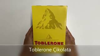 Toblerone Ballı, Badem Nugatlı, Sütlü İsviçre Çikolatası 35 gr 24 Adet