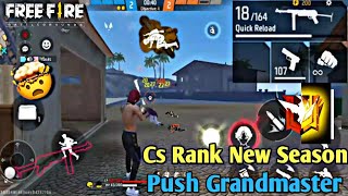 New Cs Rank Season🔥 Push Grandmaster 🤯 Garena free fire -