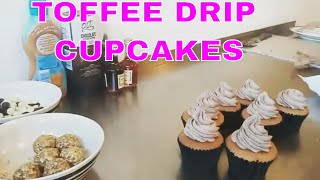 🎂🎂PIPPING CUPCAKES AND TOFFEE DRIP