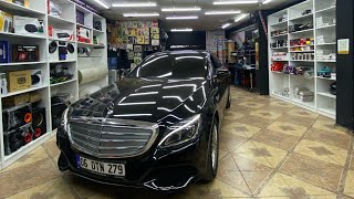 Mercedes C180 W205 Dolu Dolu Ambiyans Aydınlatma Uygulaması