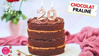 Layer cake chocolat praliné - recette d’anniversaire