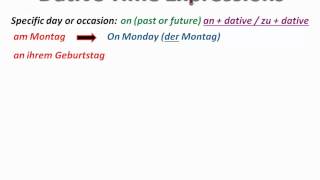 Using time expressions in German - www.germanforspalding.org