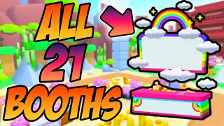 Get ALL 21 Booths *EASY METHOD* In Pet Sim 99!!!!