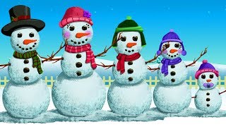 Snowman Finger Family | Nursery Rhyme | Kids Video